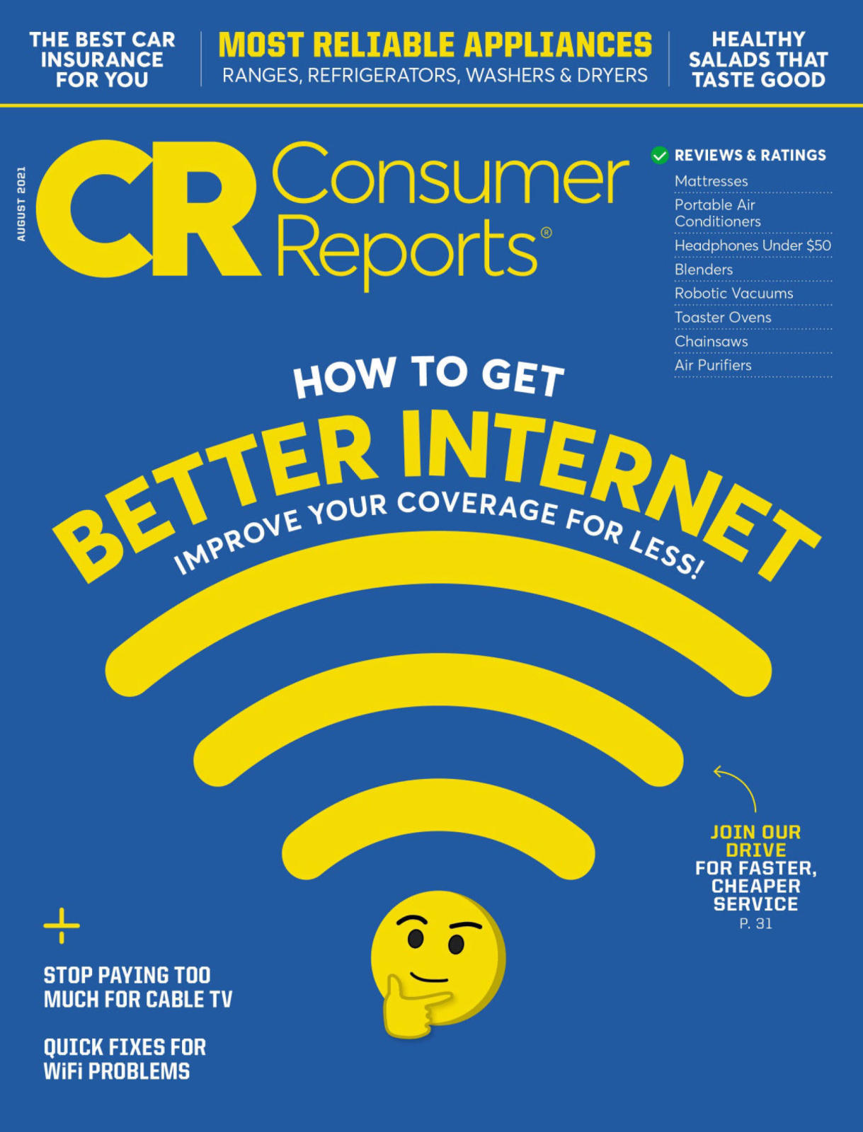 Consumer Reports 消费者报告杂志 2021年8月刊下载